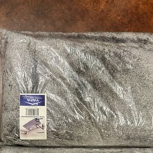 YAFA Bathroom Rug 47”X 24", Microfiber Gray Bath Mat. Retail $40